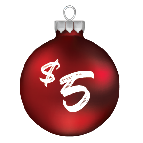 $5 Donation button for Christmas Without Lights